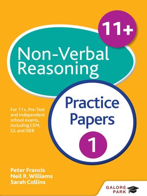 cover image of 11+ Non-Verbal Reasoning Practice Papers 1